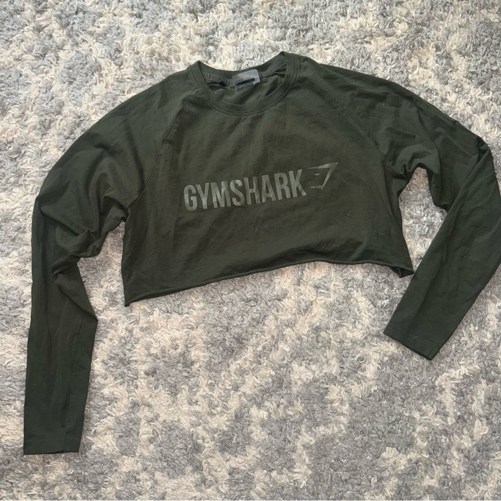 Gymshark Women's Green Crop Top